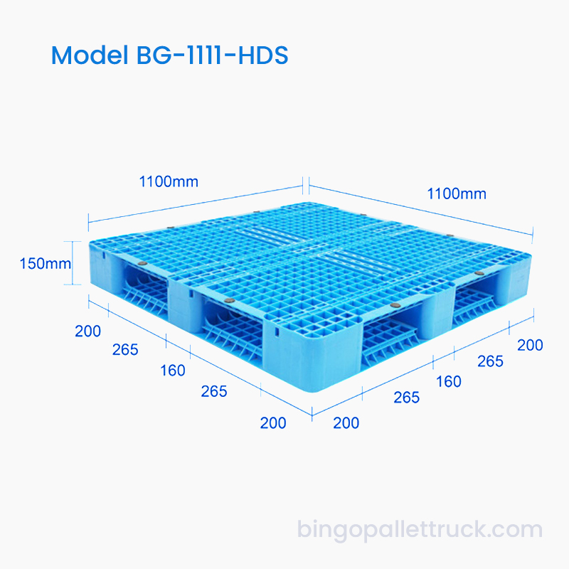 1100x1100mm両面頑丈プラスチックパレット