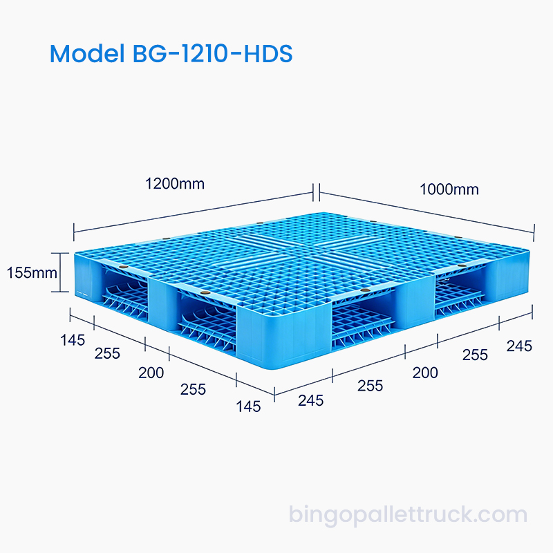 1200x1000mm 重量物流用両面プラスチックパレット