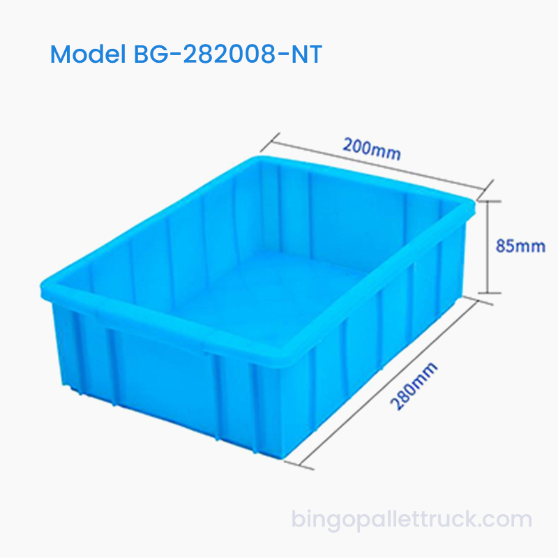 産業用コンポーネント保管用の 3L HDPE 入れ子式プラスチック保管箱