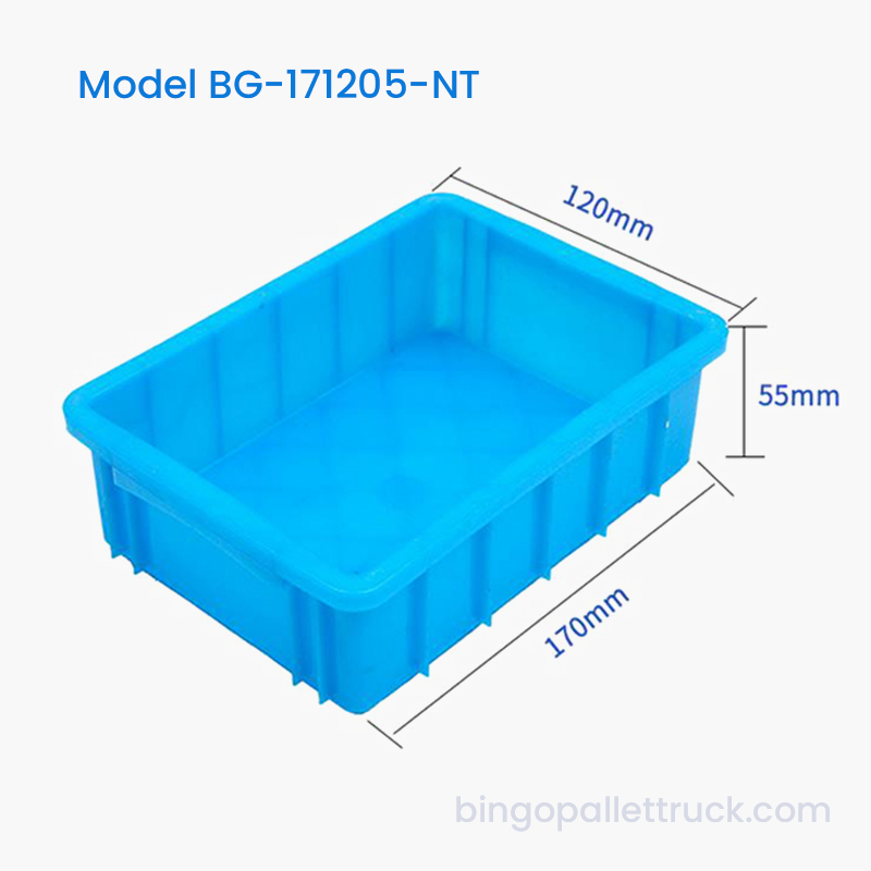 0.8L HDPE 小さなネジとファスナー用の入れ子式プラスチック トート ボックス