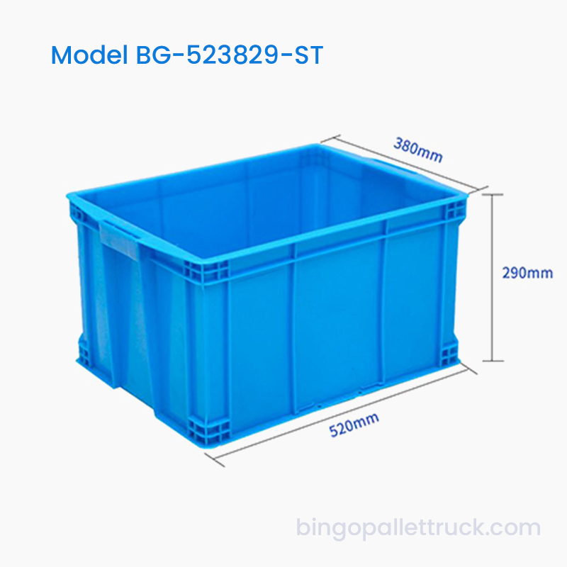45L 積み重ね可能なプラスチック トート ボックス HDPE 物流コンテナー