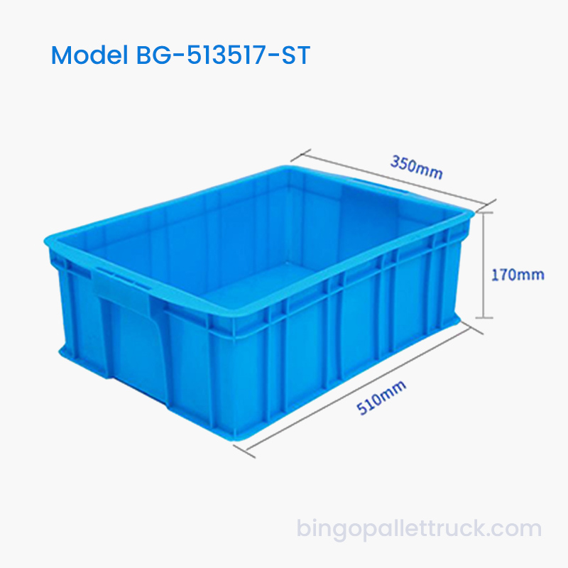 23L 積み重ね可能なプラスチック トート ボックス HDPE 物流箱