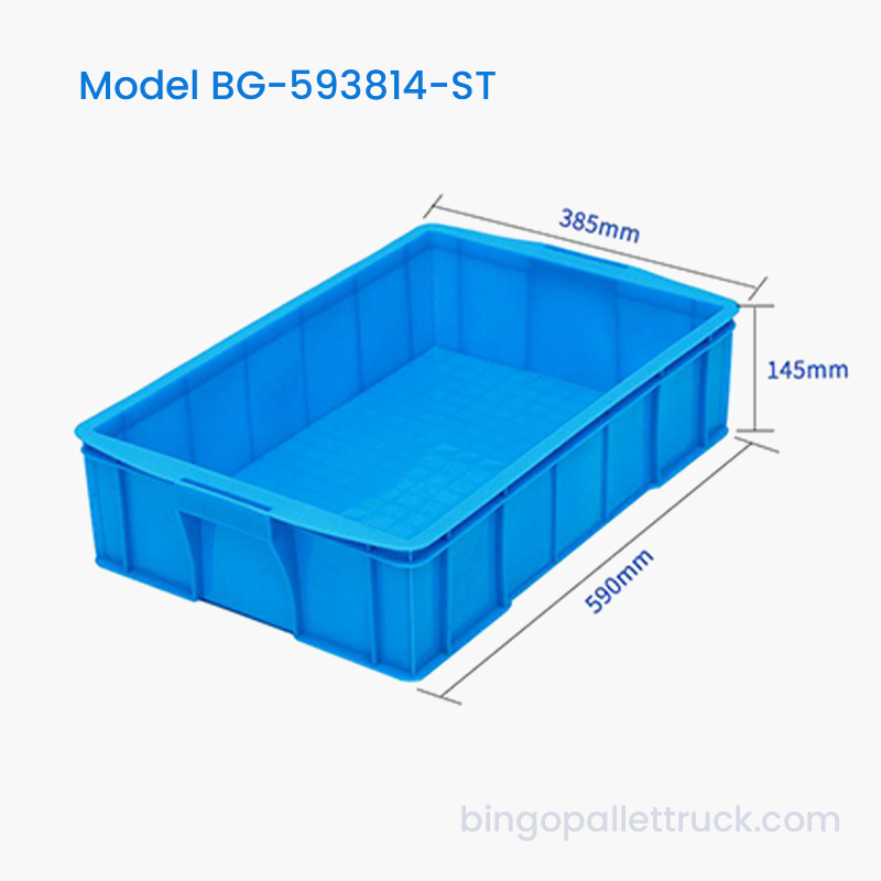25L 積み重ね可能なプラスチック トート ボックス HDPE 産業用収納箱