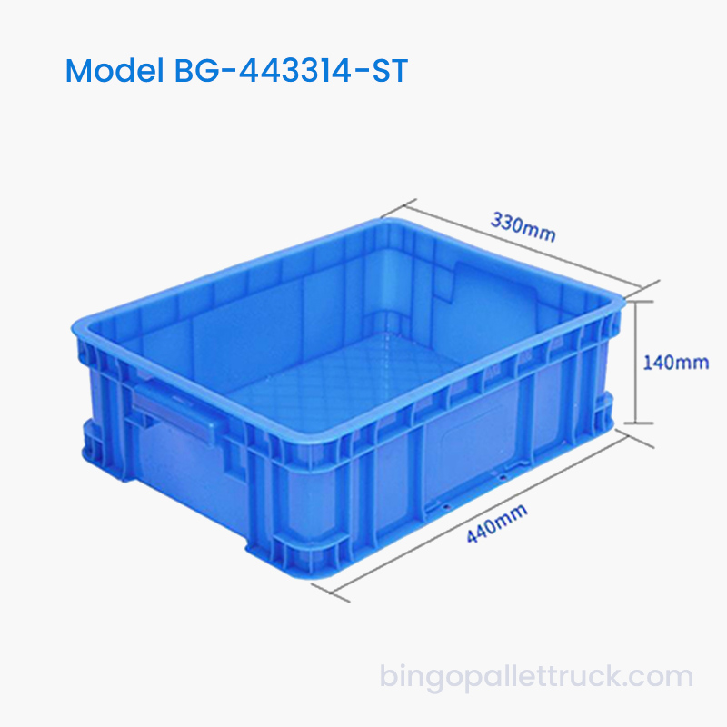 15L 工業用プラスチック積み重ね可能なトート ボックス HDPE 収納箱