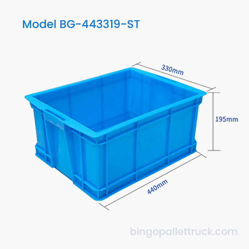 パーツハンドリング用の 21L 耐久性のある積み重ね可能なトートボックス