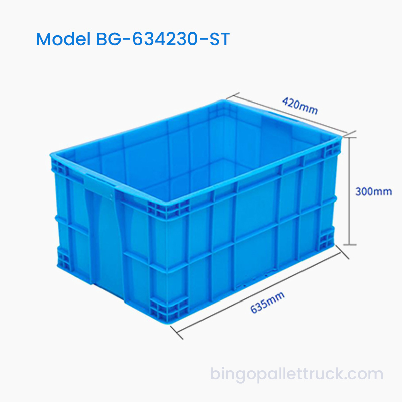 65L 積み重ね可能なプラスチック トート ボックス HDPE 産業用収納箱