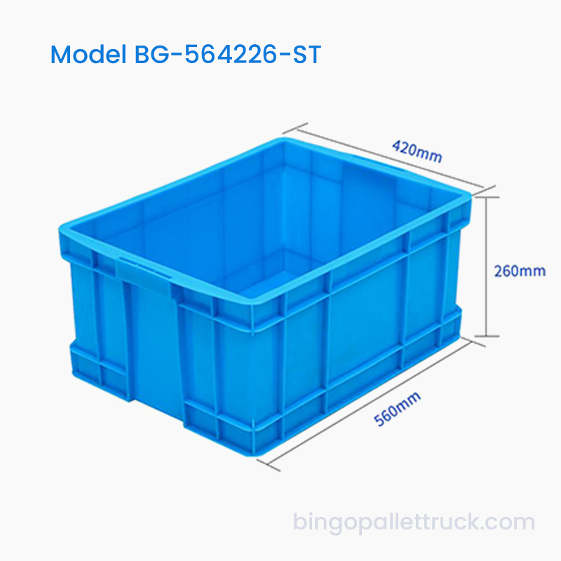 47L 積み重ね可能なプラスチック トート ボックス HDPE 物流コンテナー