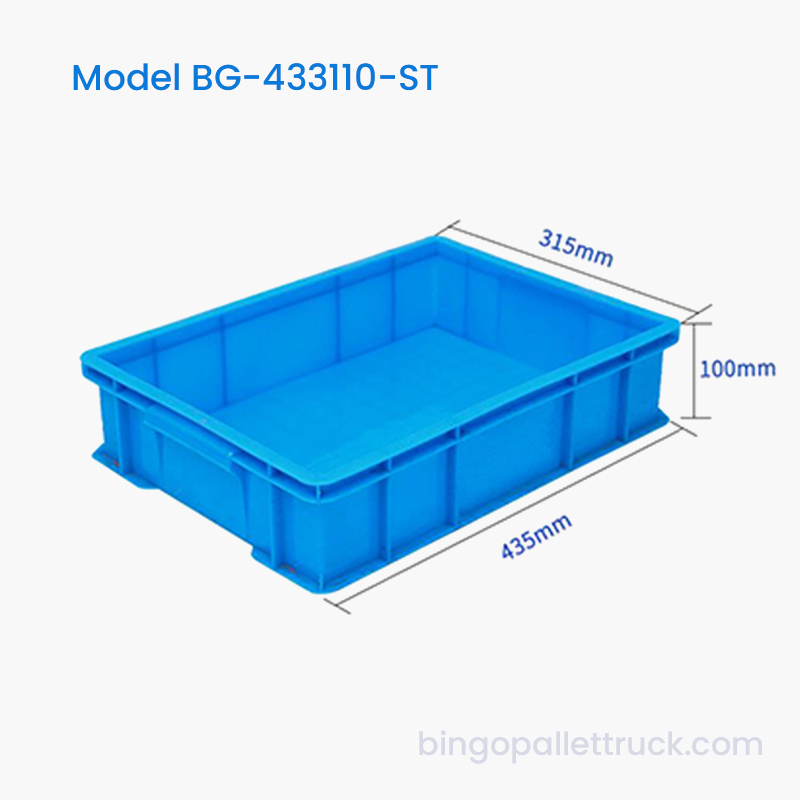 倉庫物流用11L積み重ね可能なプラスチックトートボックス