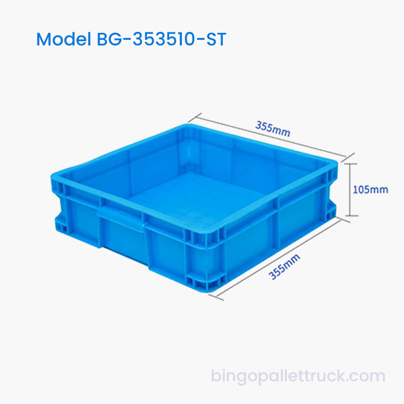 10L 耐久性のある積み重ね可能なプラスチック製ネジ用トートボックス