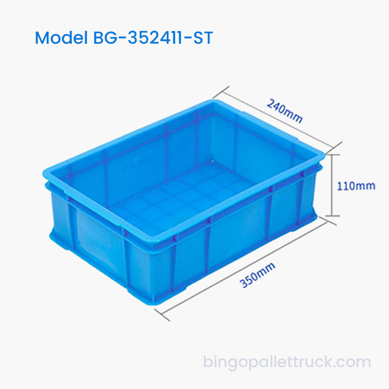 6L HDPE 積み重ね可能なプラスチック製トートボックスで毎日の保管に最適