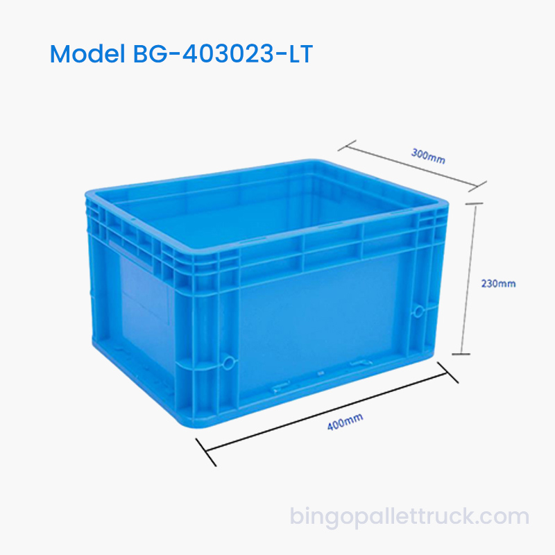 屋内保管用防塵22L物流プラスチックボックス