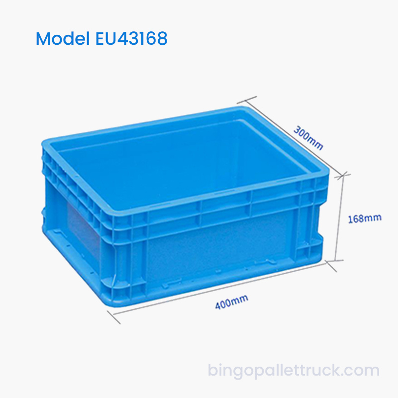 16L EU プラスチック トート ボックス HDPE 産業用収納箱