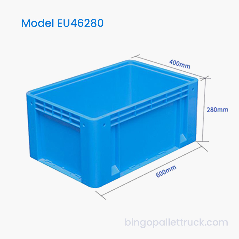 自動車部品およびハードウェアの輸送用の 58L 耐久性のある EU トートボックス