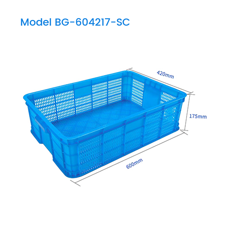 38L 積み重ね可能なプラスチック木箱エビ苗バスケット