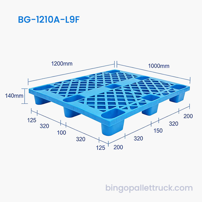 倉庫用1200x1000mm軽量プラスチックパレット