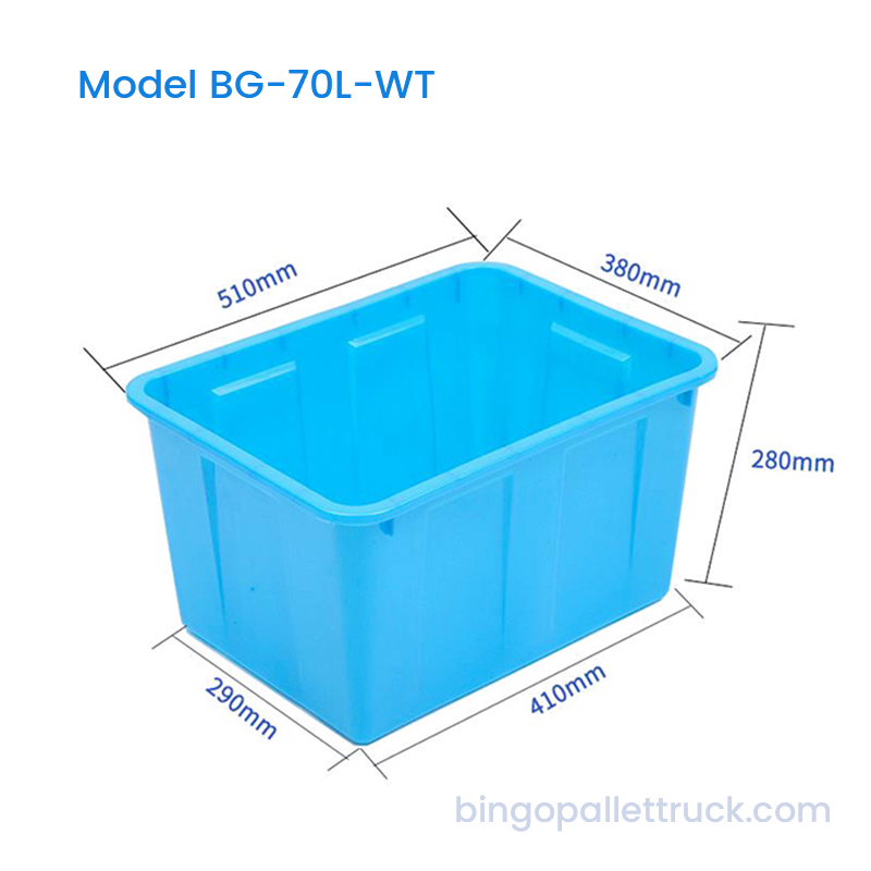 70L 食品グレード HDPE 貯水タンク (オプションの蓋付き)