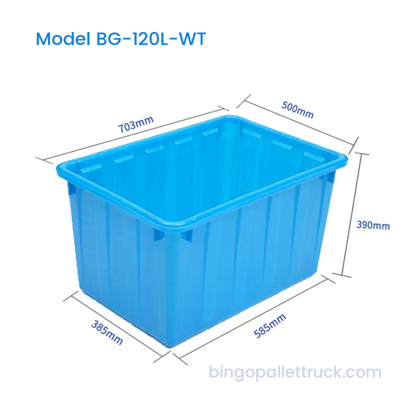 水および食品保管用の 120L バルク供給 HDPE タンク