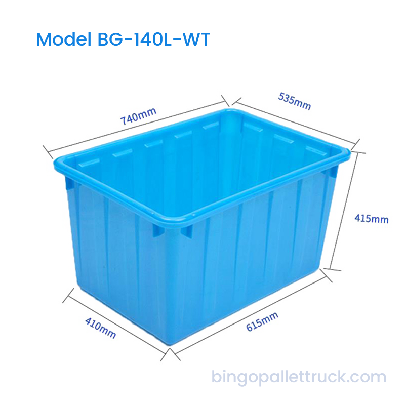 小売および卸売バルク液体流通用 140L HDPE タンク