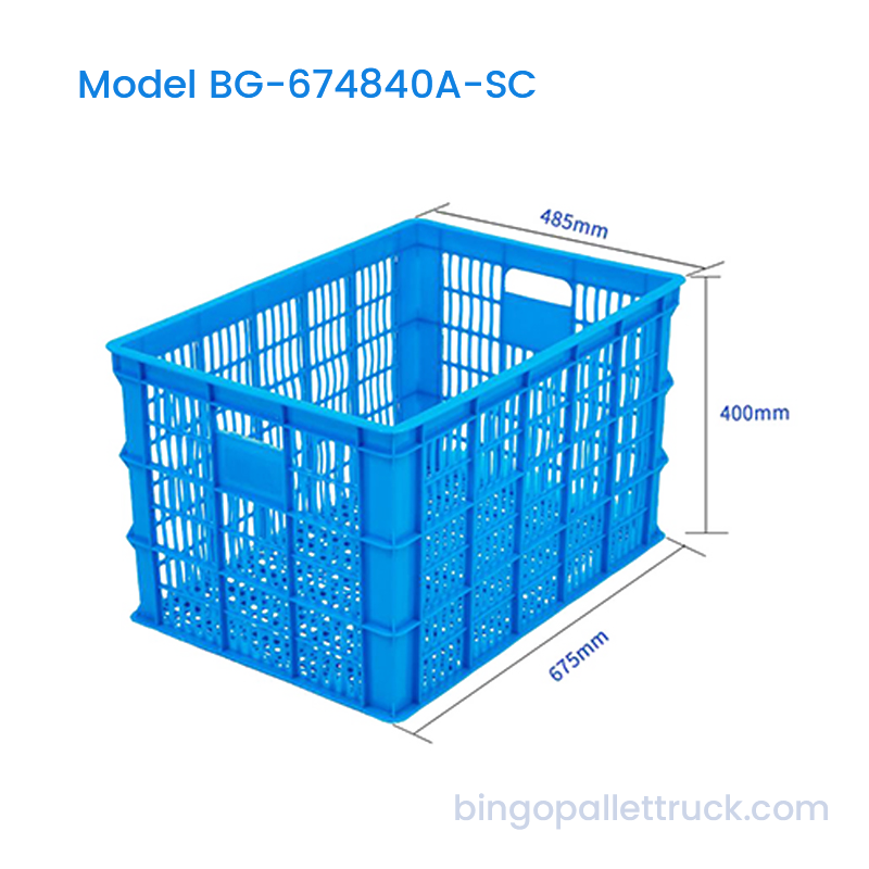 107L 大容量スタッカブルヘビーデューティ HDPE プラスチック収納箱