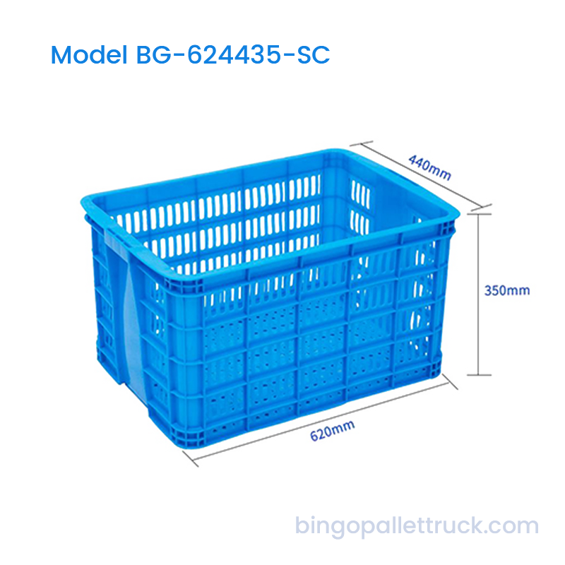 77L HDPE 倉庫用極厚積み重ね可能な工業用保管箱