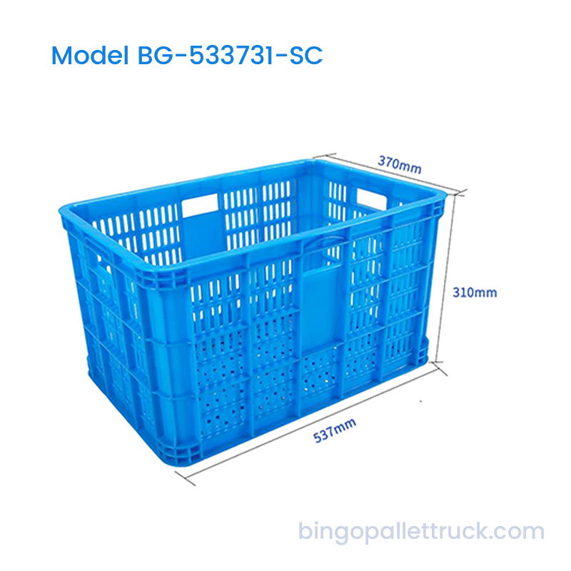 50L 積み重ね可能な果物と野菜用プラスチック箱
