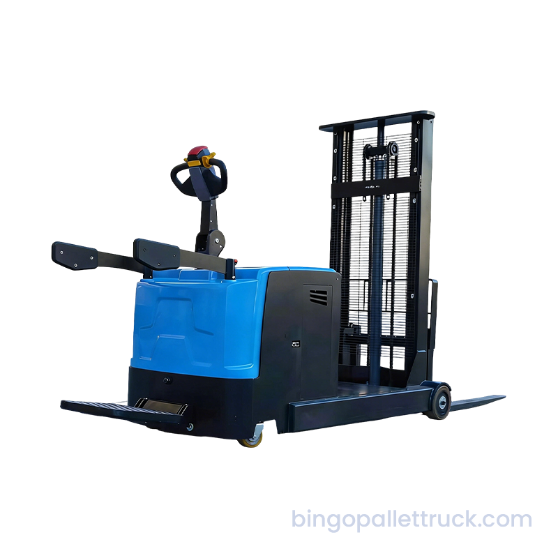 倉庫保管用 2000kg EPS カウンターバランス電動スタンドオンスタッカー