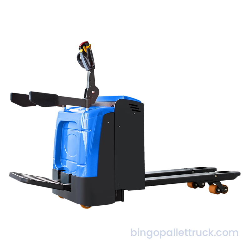 3000kg ヘビーデューティ EPS 電動スタンドオン パレット トラック